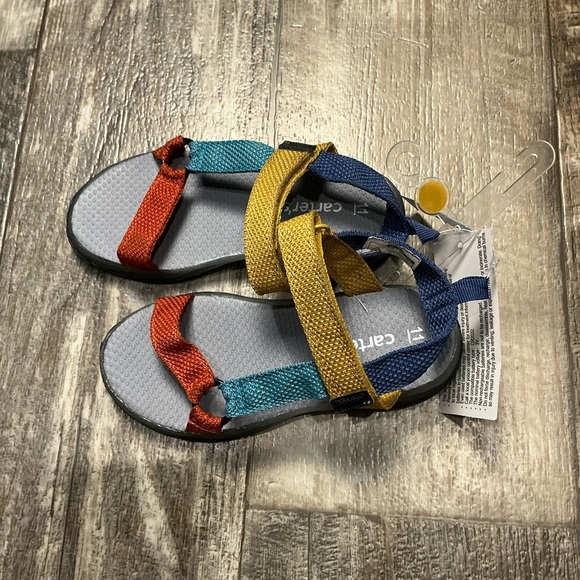 Carter's Kids Multicolor Light Up Sandals Size 11 - Picture 2 of 9